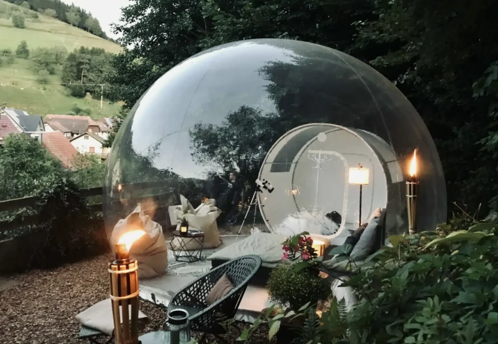 inflatable lawn tent clear bubble